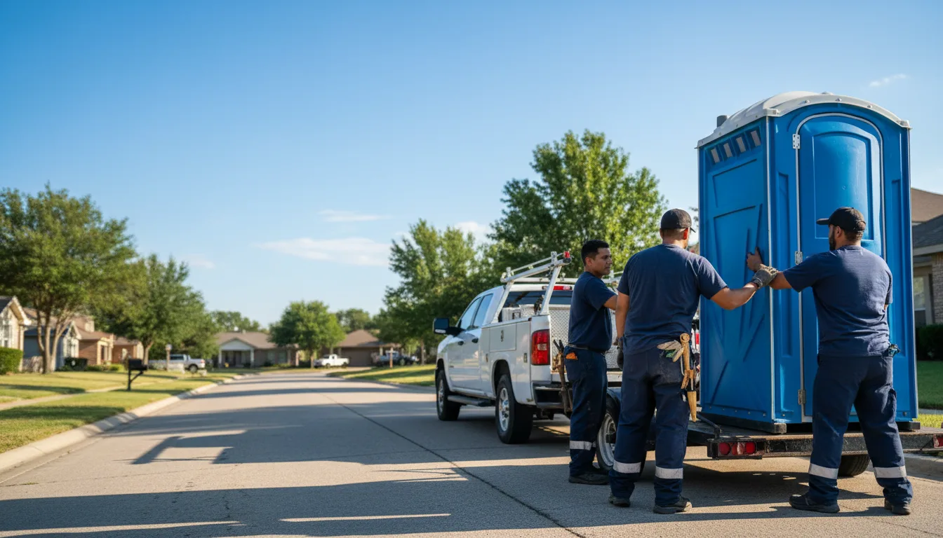 Portable Toilet Rental in Roanoke, IL near me